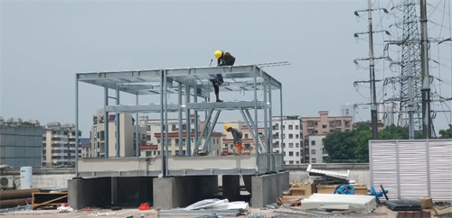 玻璃鋼冷卻塔廠家簡析冷卻塔底梁的安裝